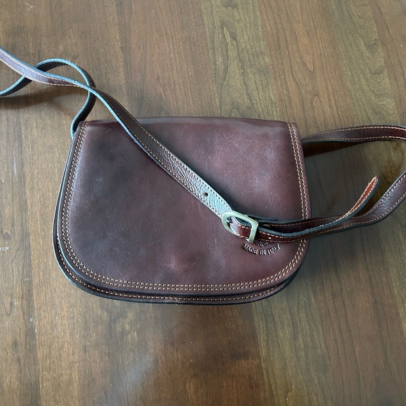 Leather crossbody - saddle bag style from ITL. Never used - Picture 13 of 14